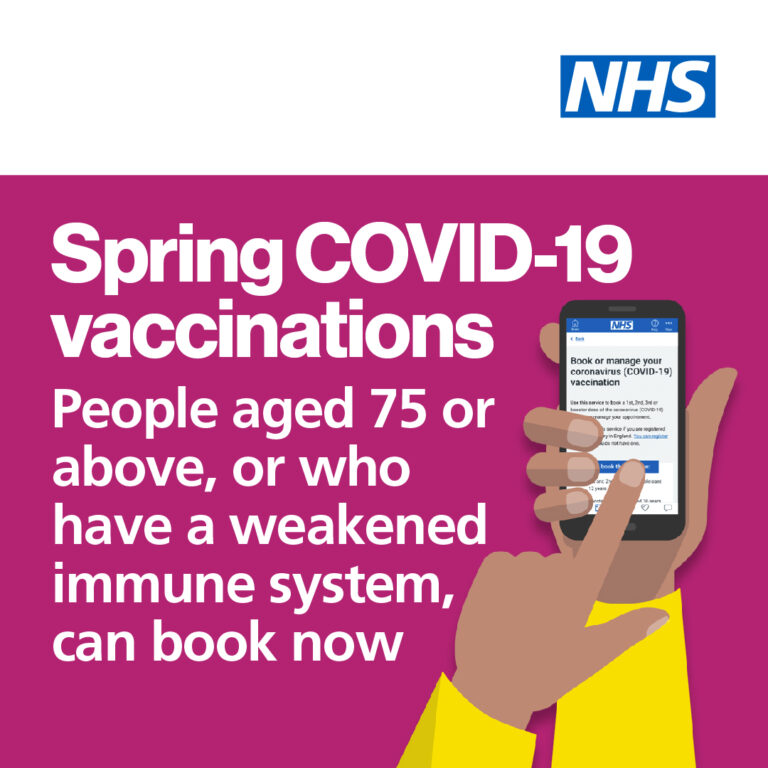 NHS Launches Spring Covid Vaccination Campaign