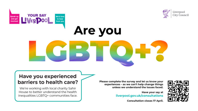 LGBTQ+ survey – open until 17 April